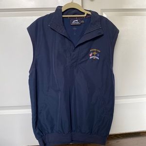 Slazenger Men's Blue 2004 Ryder Cup Oakland Hills Pullover Vest Jacket Size L